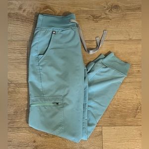 FIGS High Waisted Zamora Joggers - XXSP Seaglass